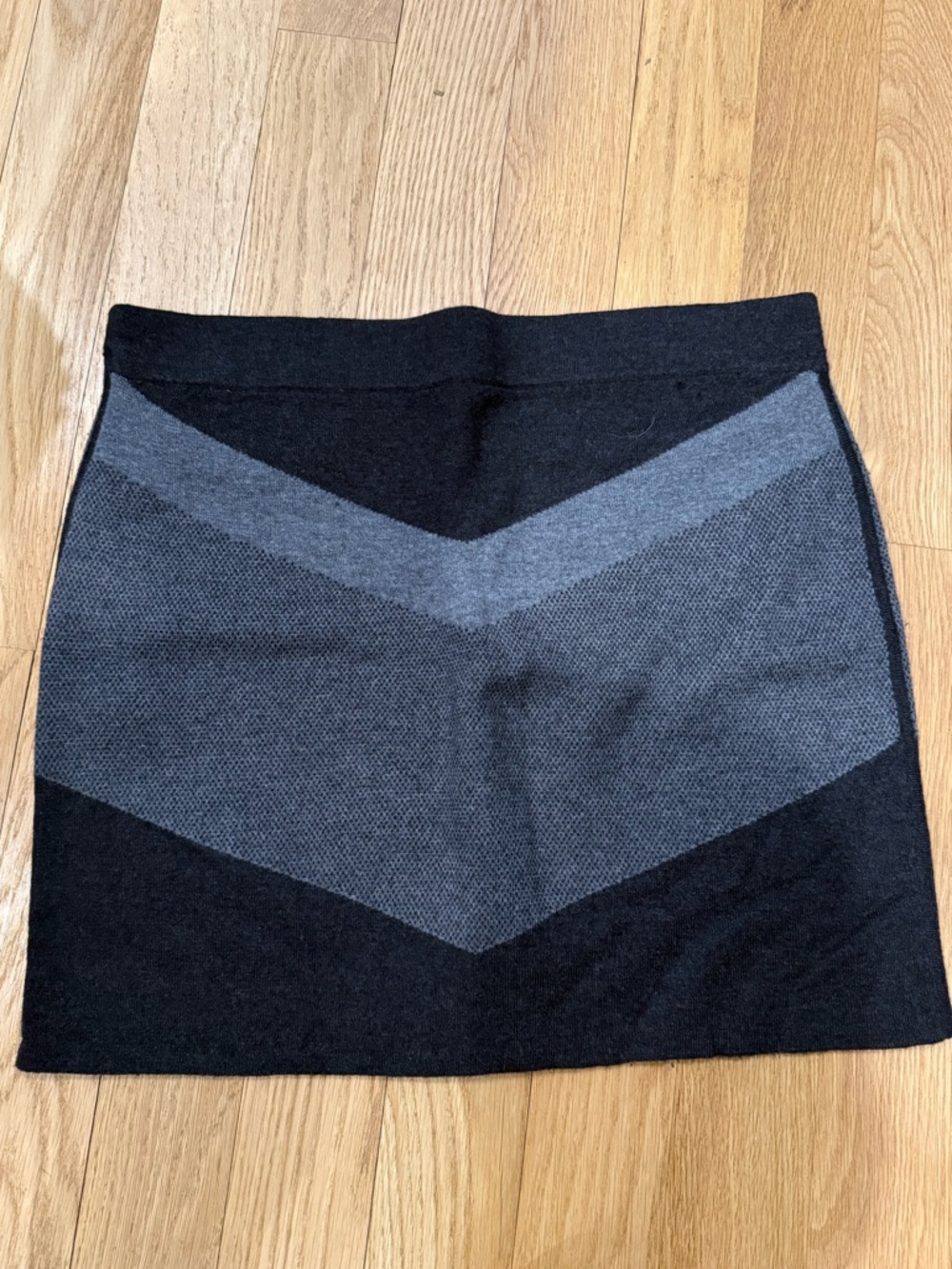 Smartwool Mini Skirt - Black & Gray